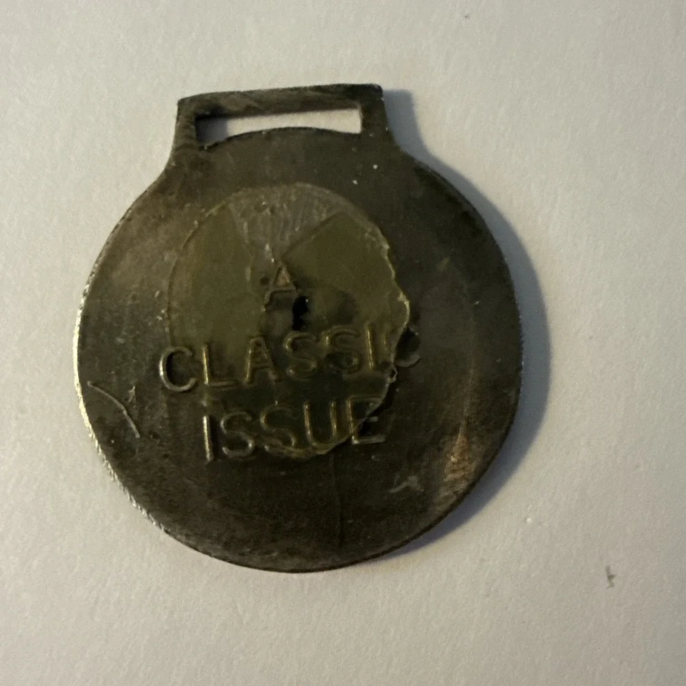 California Western Railway Railroad Co  Watch FOB New Leather Strap Keyring